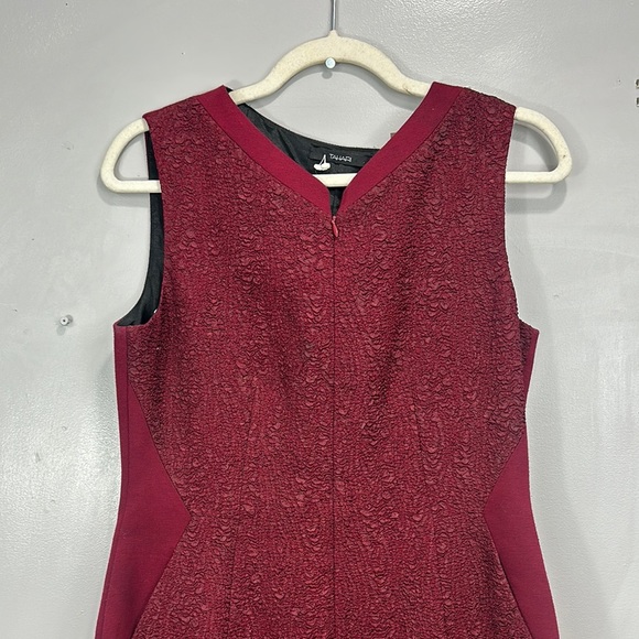 Tahari V-Neck Sheath Midi Dress for Cocktail - Picture 2 of 5